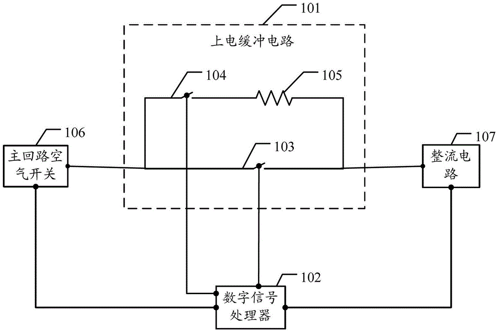 A power-on buffer control circuit and its control method