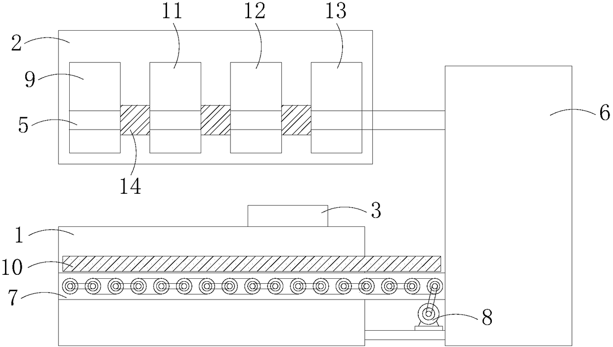 Novel macromolecule piezoelectric material annealing treatment device