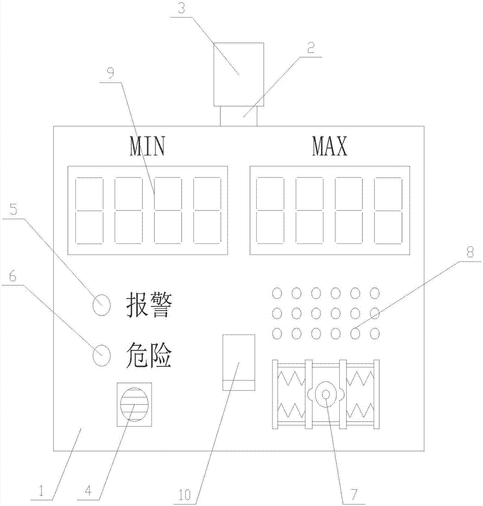 Ultrasonic range finder used for new energy automobile backing system