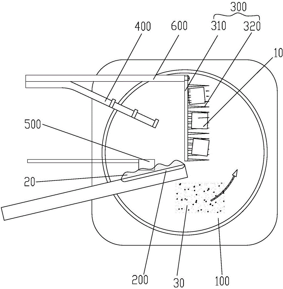 pop placement device and its chip removal jig