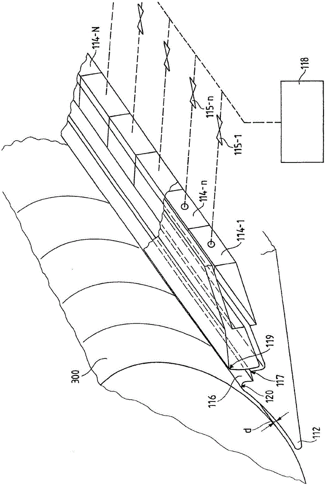 Strip deflector and roll assembly