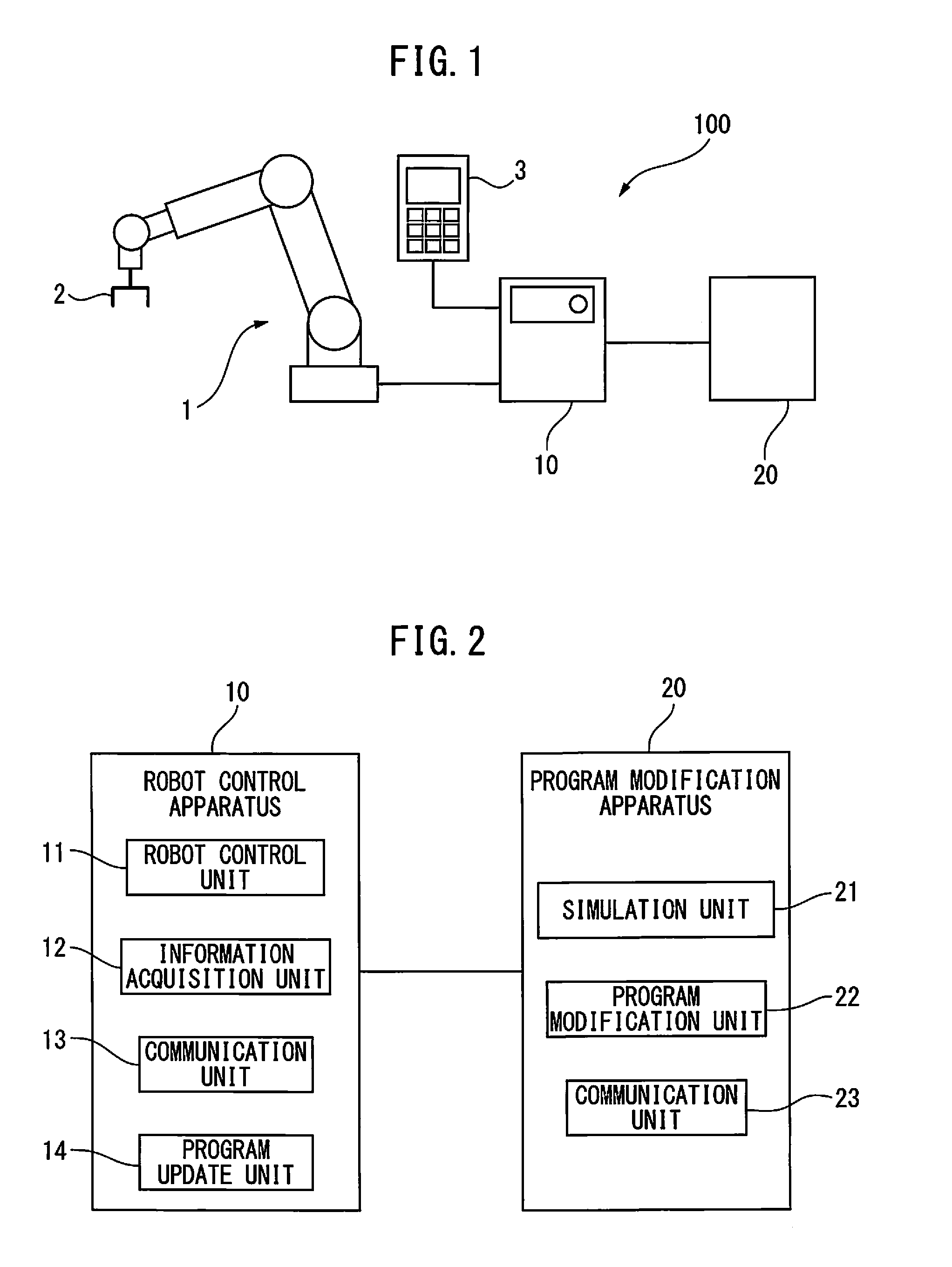 Robot program modification system