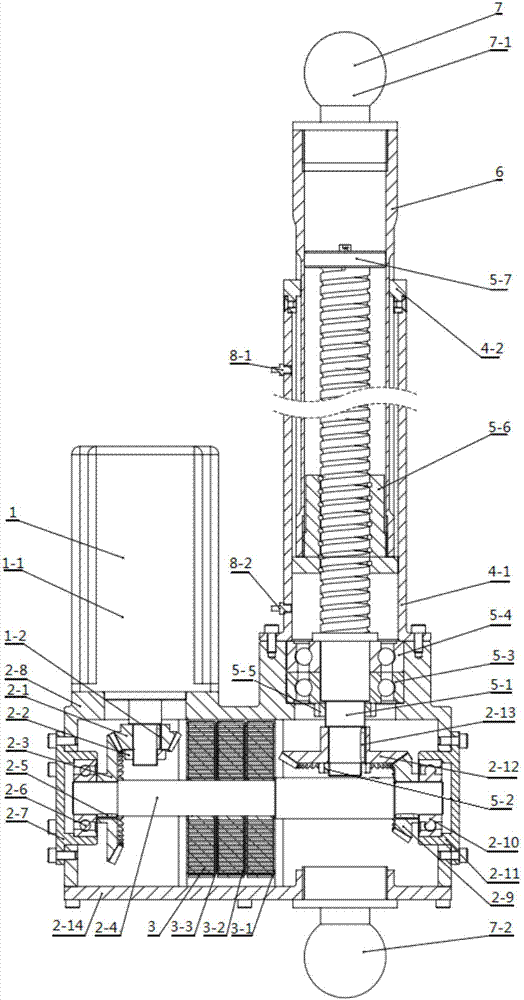 Energy storage electric cylinder