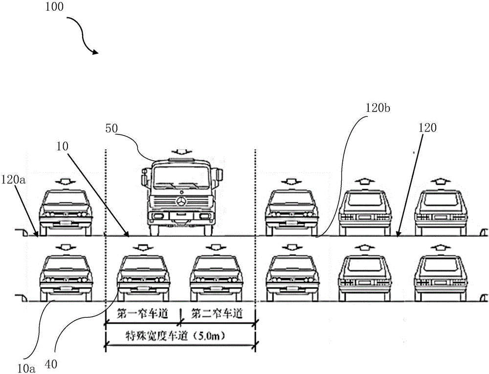 Signal-controlled intersection special lane and traffic capacity computing method thereof