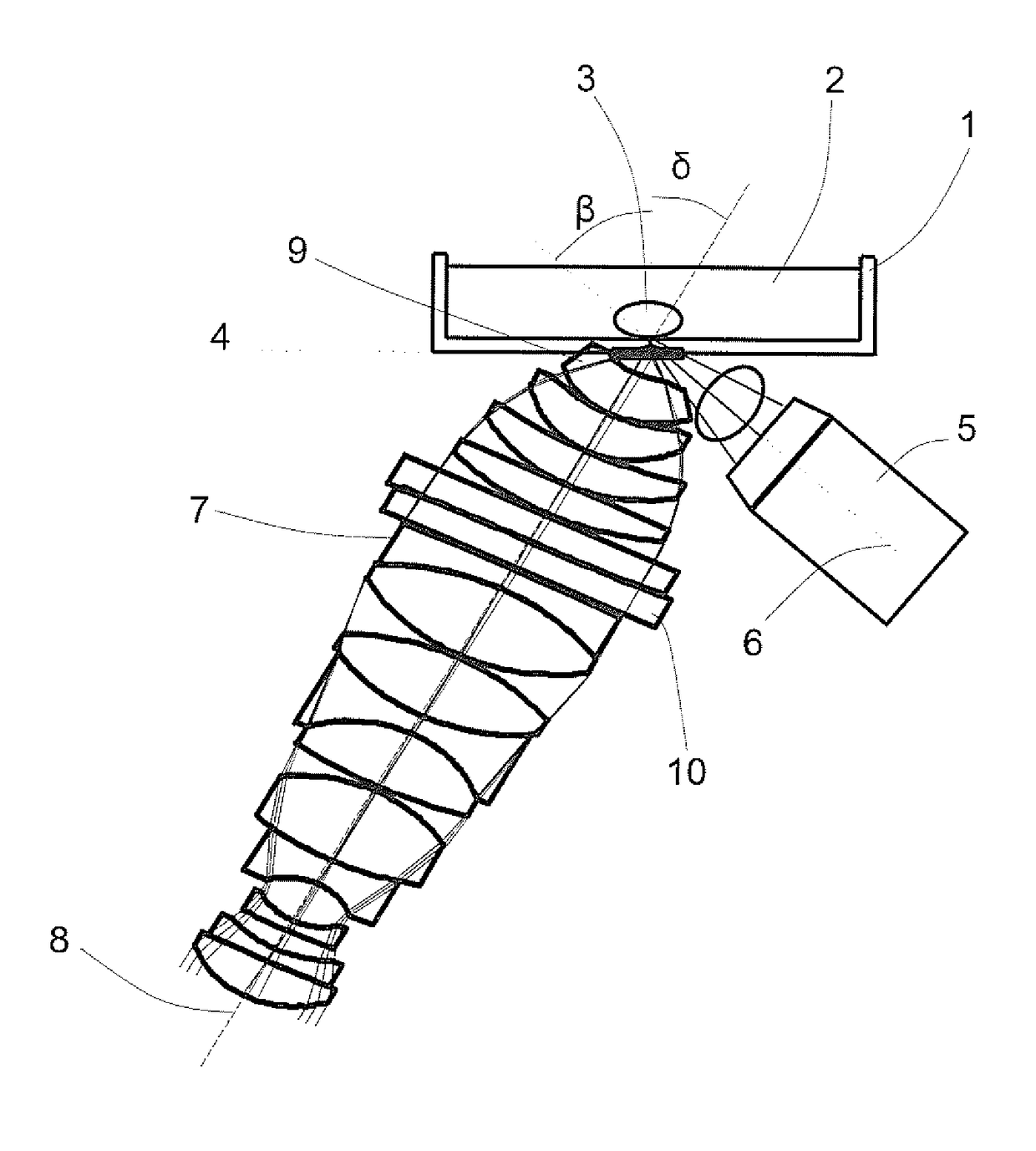 Arrangement for light sheet microscopy