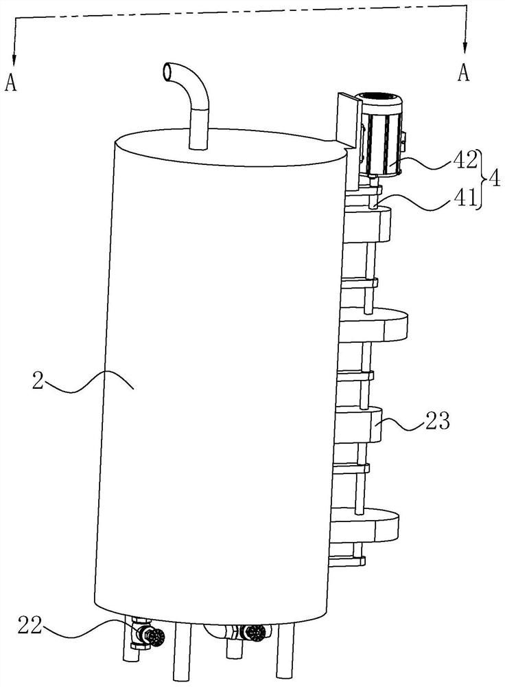 Printing VOC waste gas treatment system