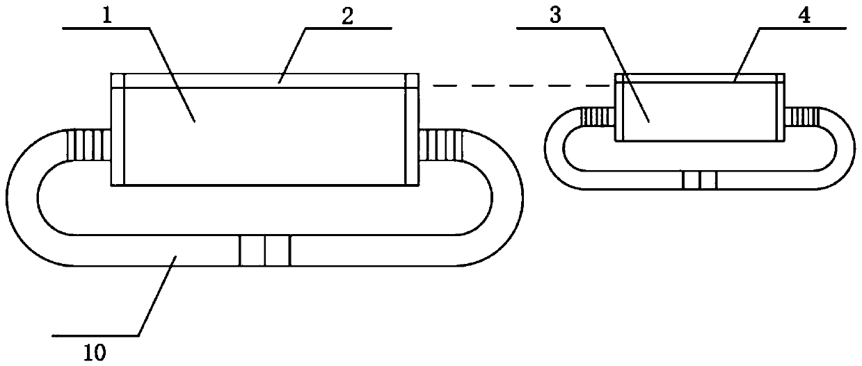 Automatic sound transmission and recording device for child protection