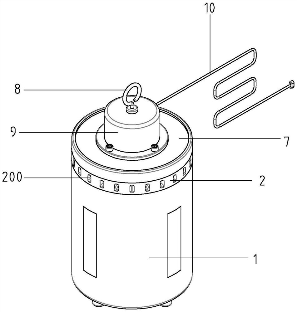 Garden insect trapping device