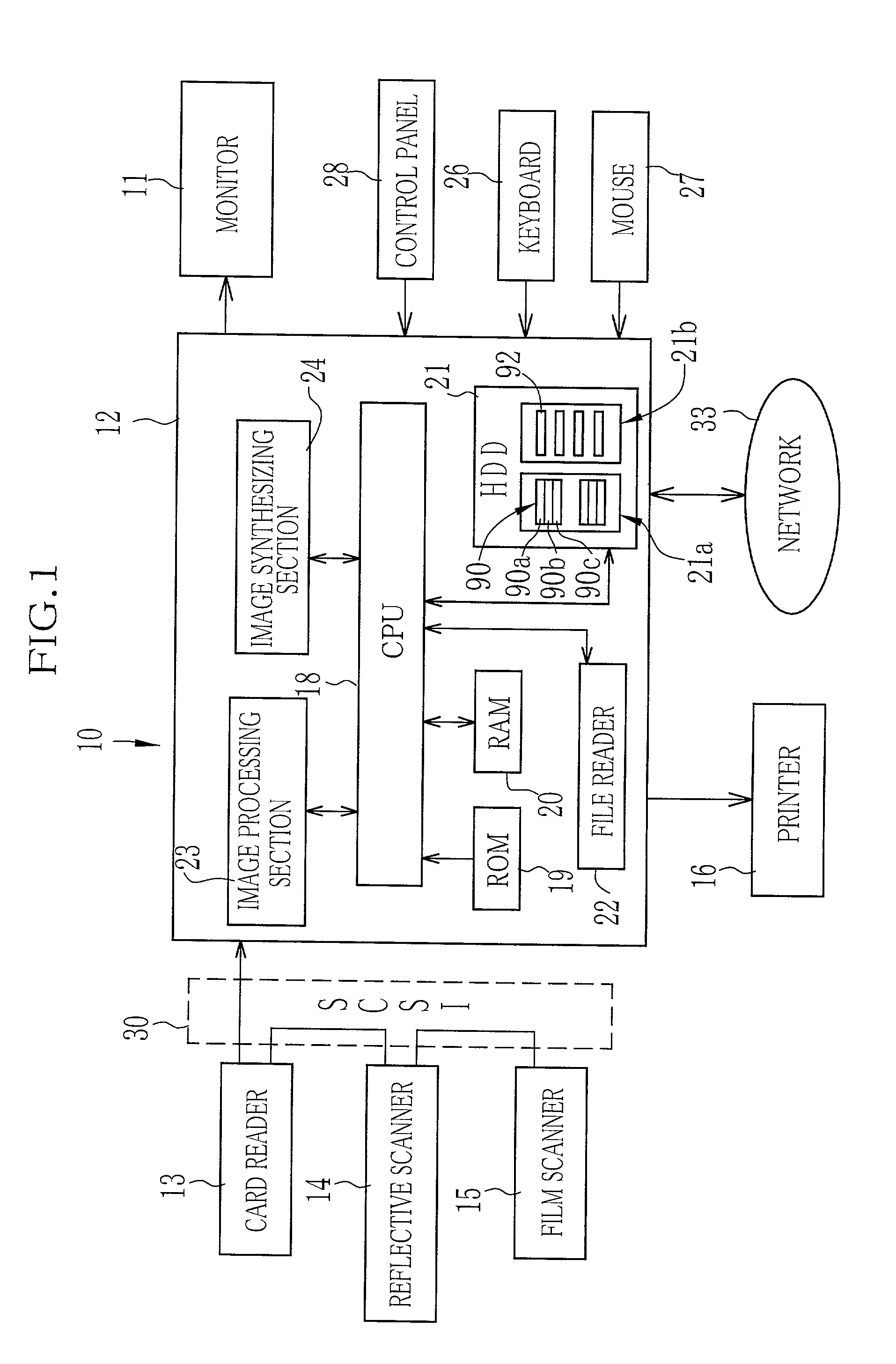 Image synthesizing apparatus