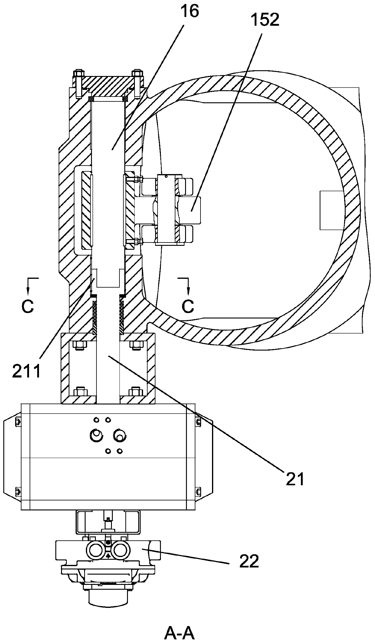 Actuator check valve