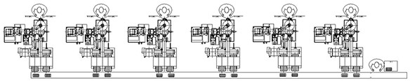 Adjustment method for improving automation degree of stuffed food stuffing pushing system