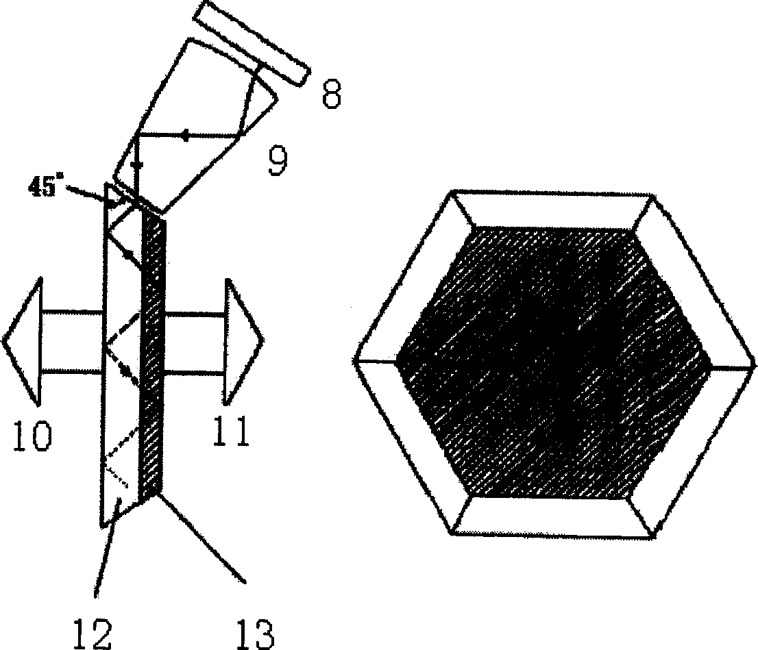 Side surface pumped thin disk laser and method for making same