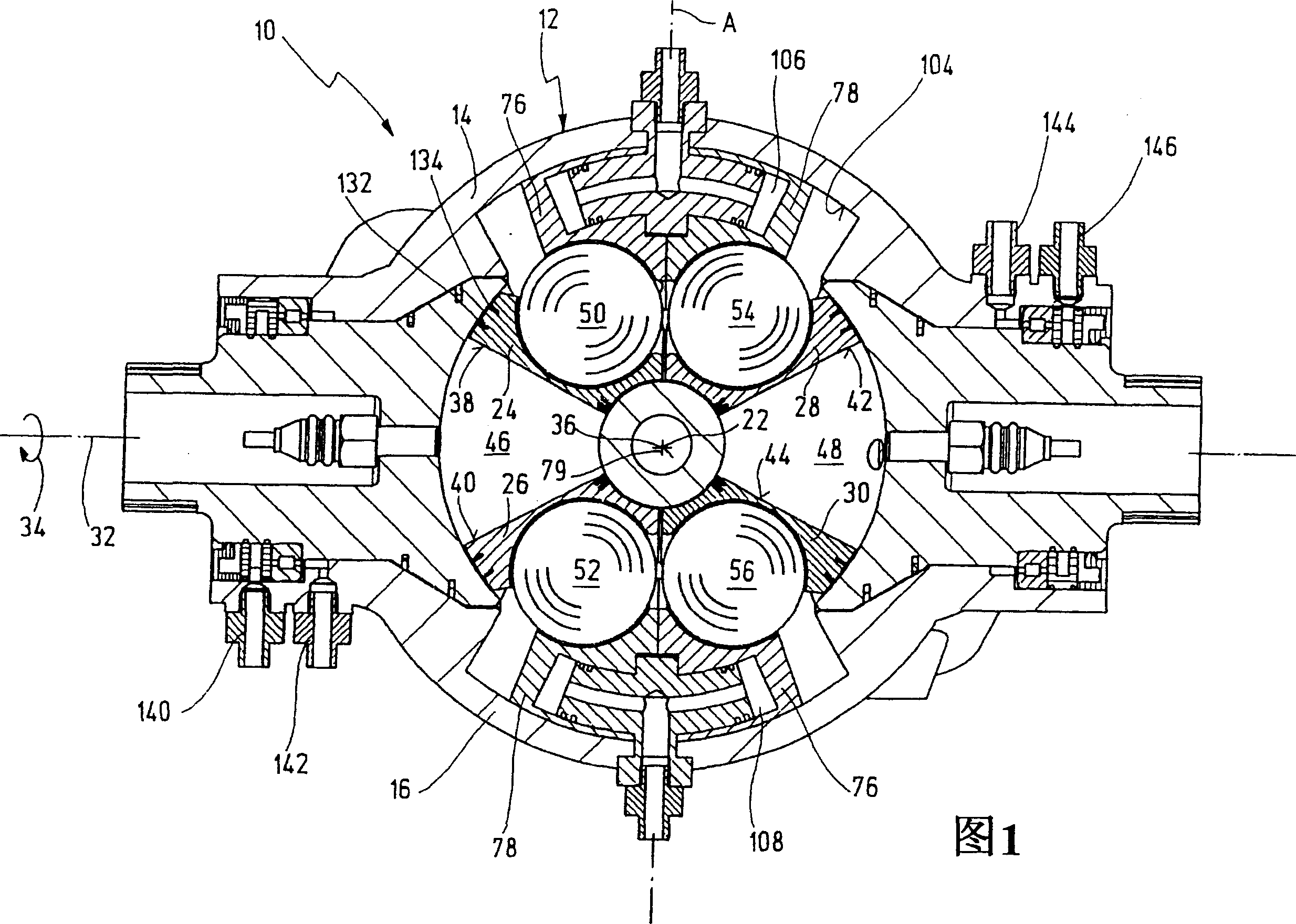 Rotary-piston engine