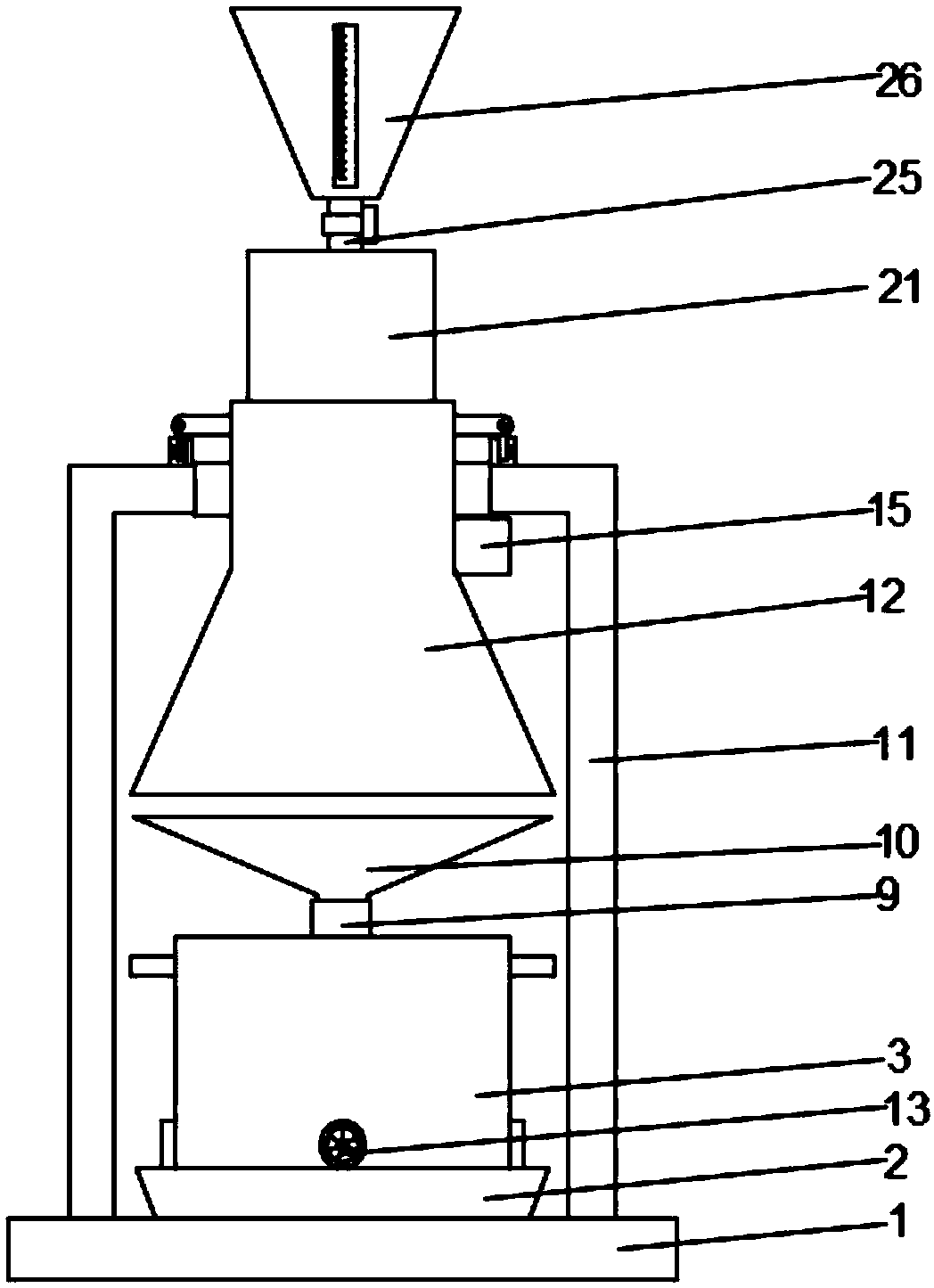 Household beer brewing device convenient to disassemble