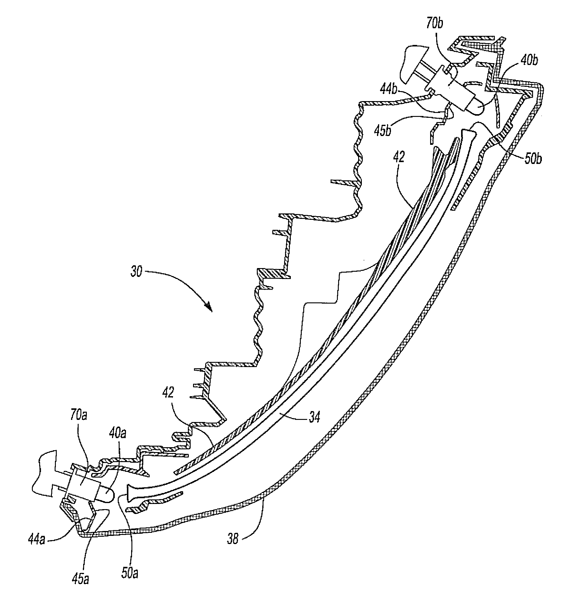 Headlamp bulb type light pipe