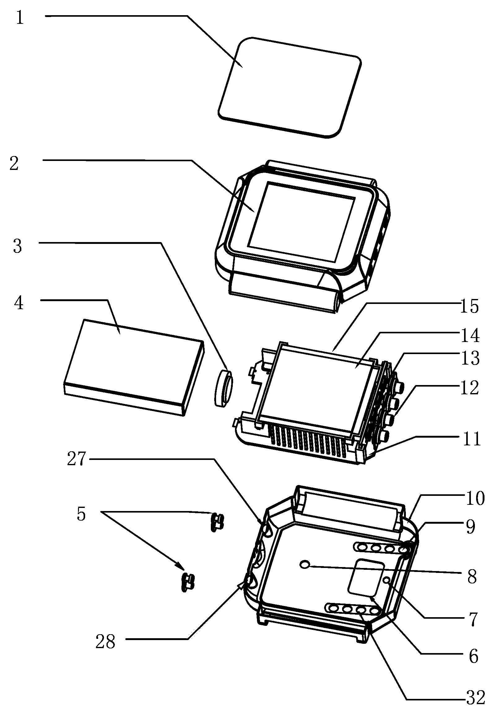 Laser therapeutic instrument with ulnar artery irradiation function