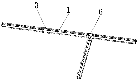 Hollow special-shaped column high-rise fabricated steel structural system