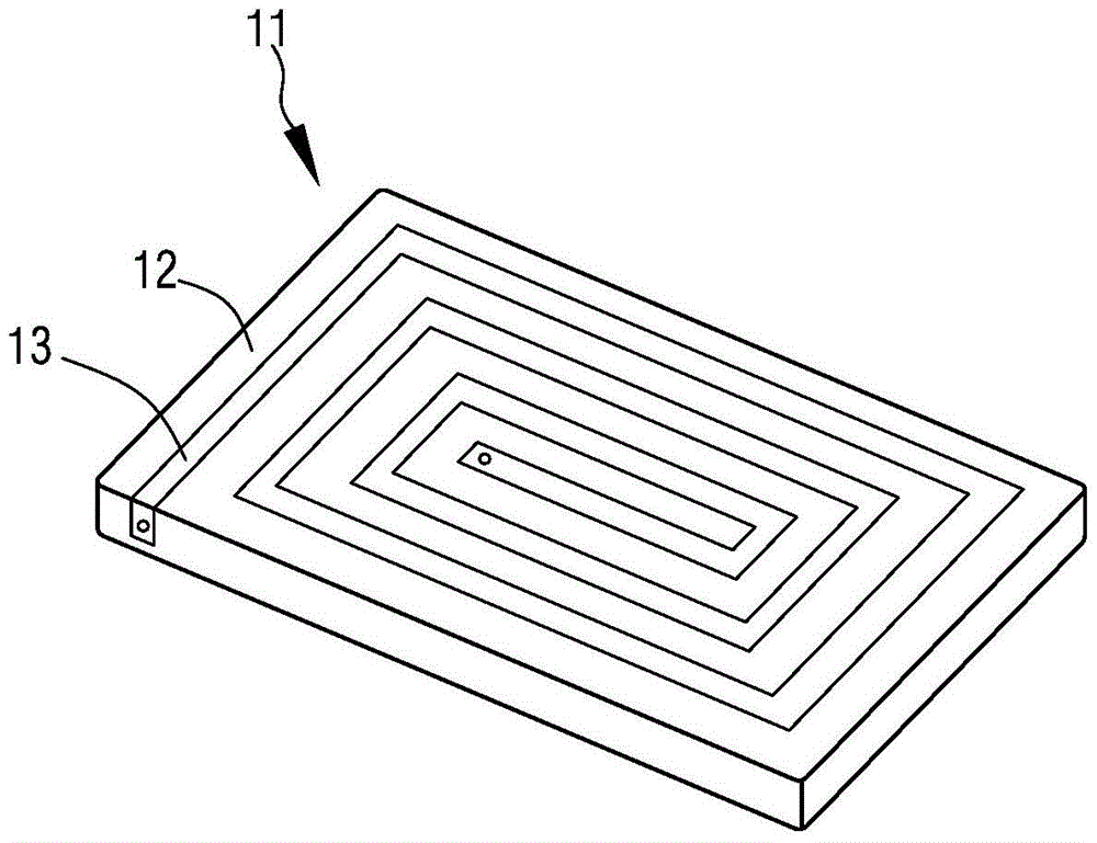 A wireless charging module for electronic equipment and its manufacturing method