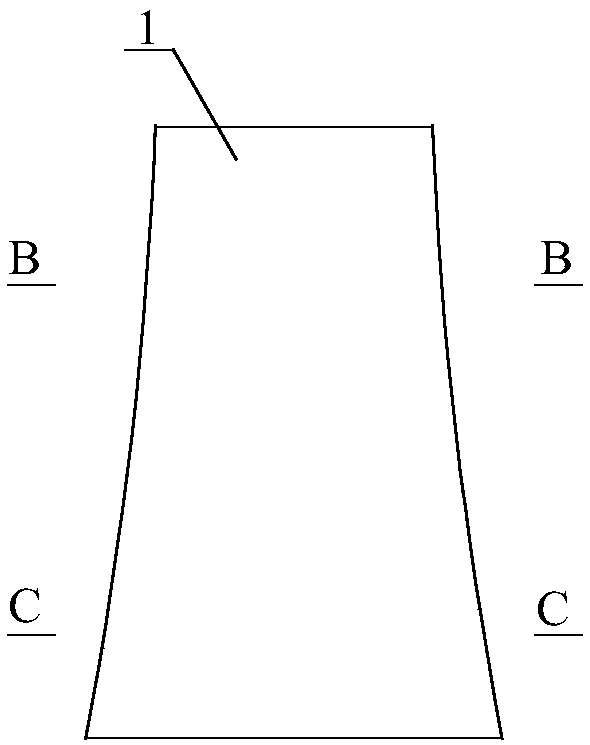 Basalt fiber grid reinforced concrete dismantling-free column formwork and preparation method thereof