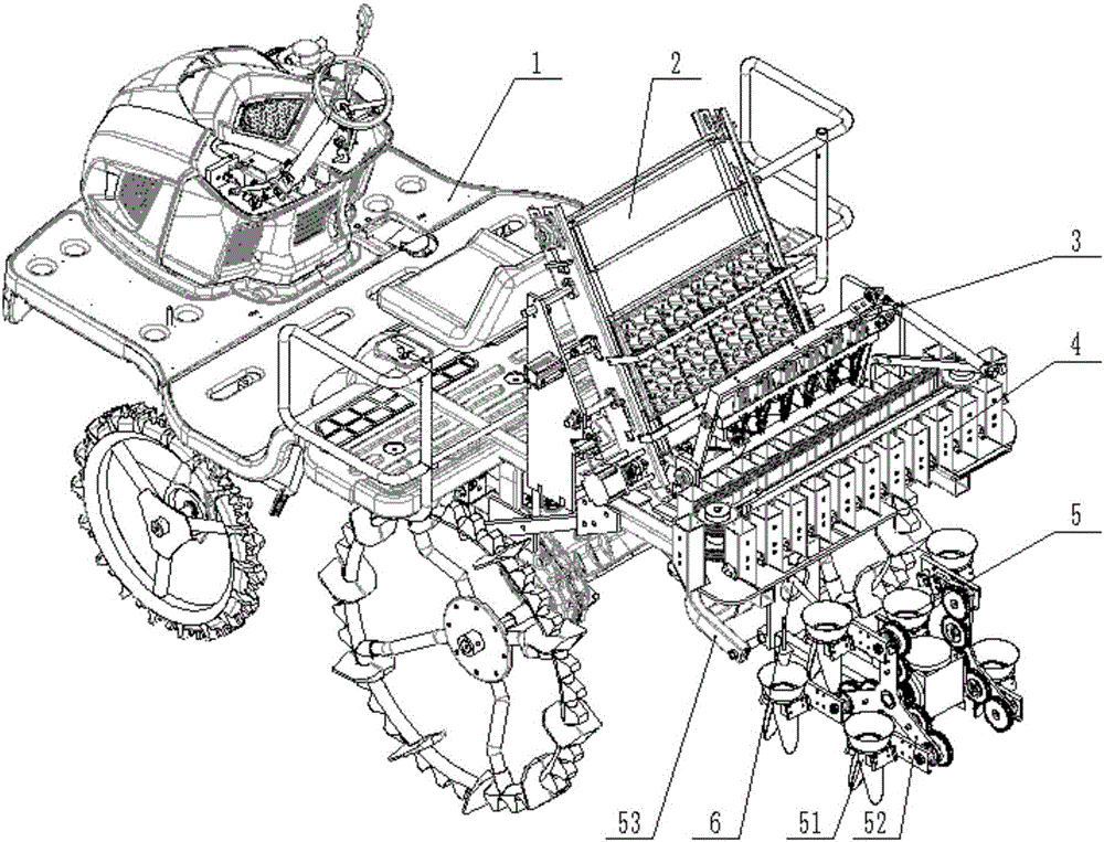 Automatic transplanting machine for plug seedlings and control system thereof