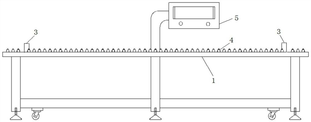 Platform jig for efficiently detecting straightness and detection method thereof