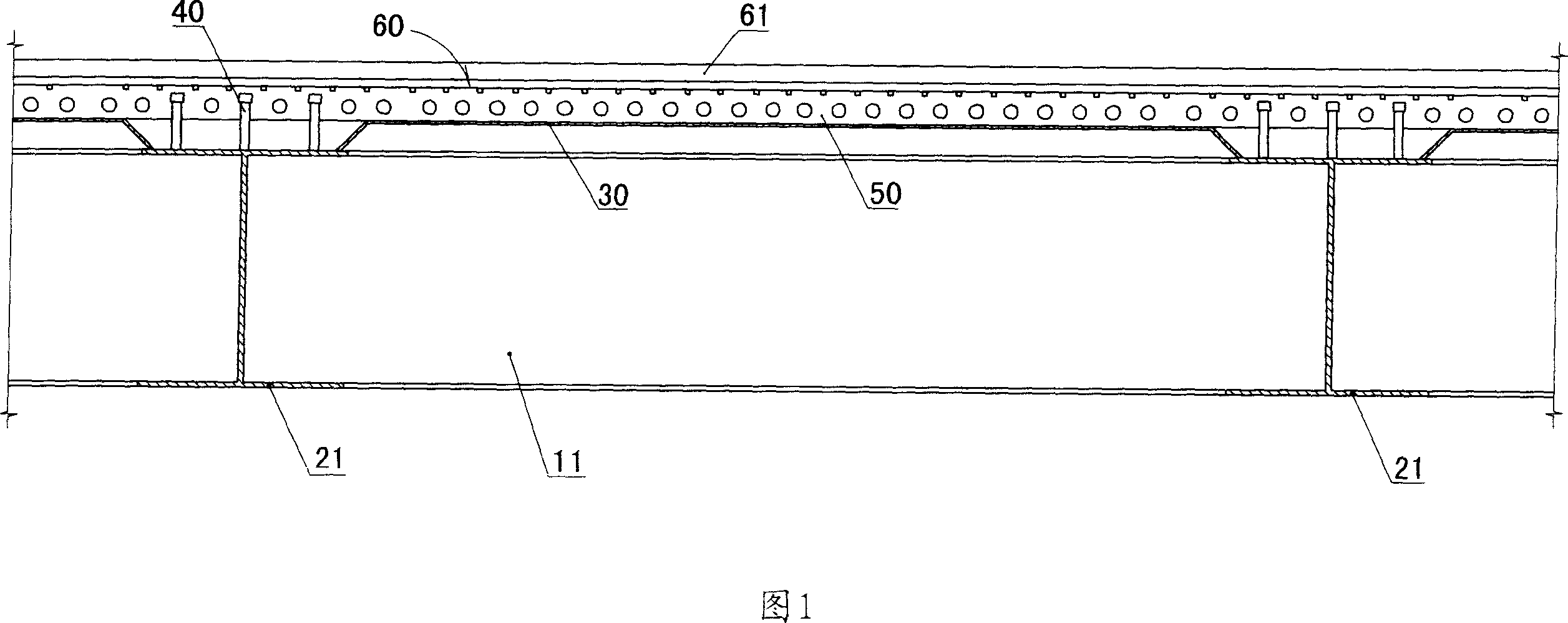 Steel concrete combined bridge front panel