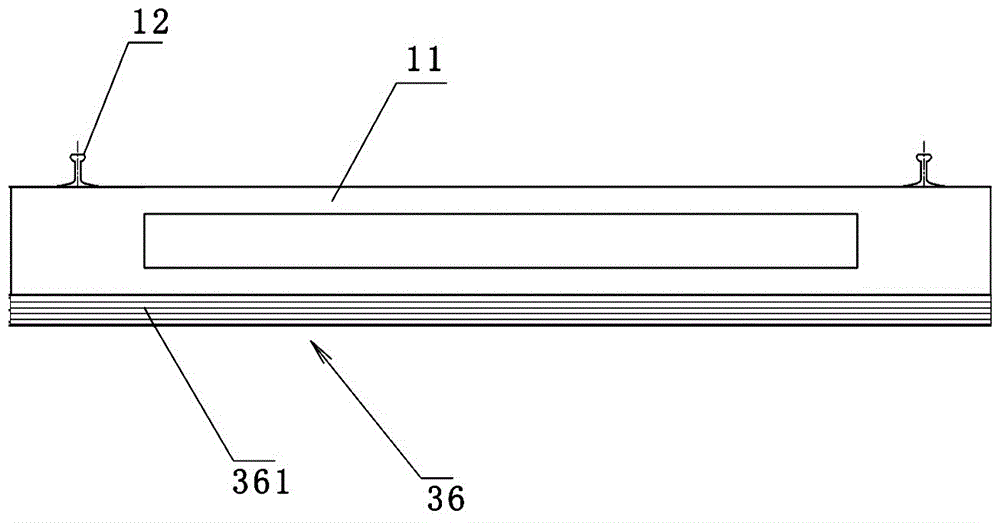 A rubber cushion light track structure with vibration and noise reduction functions