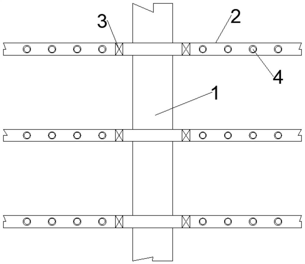 Drop irrigation type framework structure for small garden articles