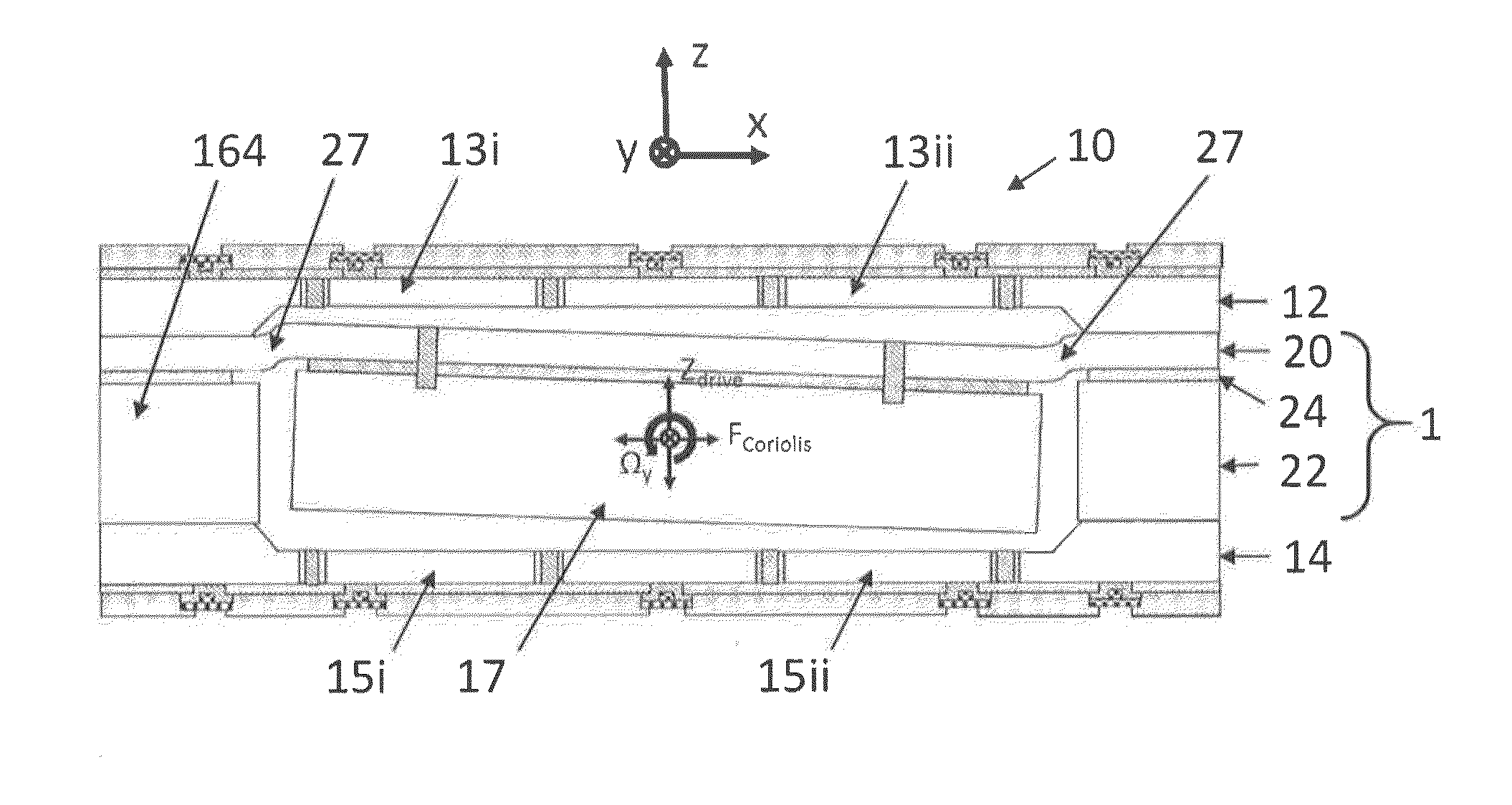 MEMS motion sensor and method of manufacturing