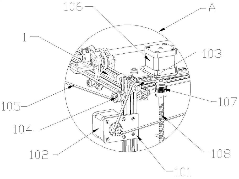 Ancient biological fossil three-dimensional model reconstruction auxiliary device