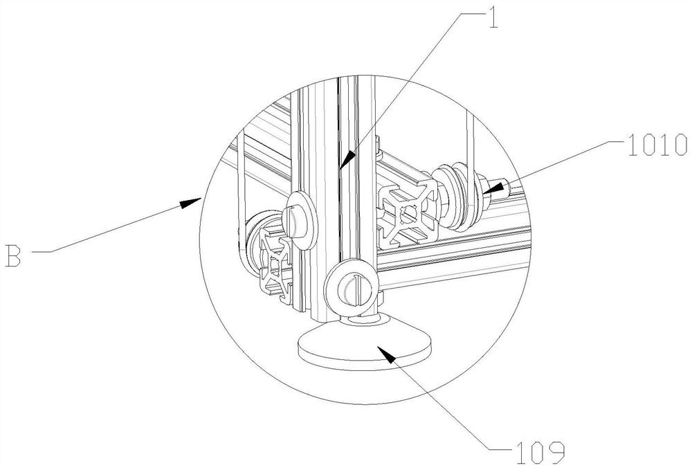 Ancient biological fossil three-dimensional model reconstruction auxiliary device