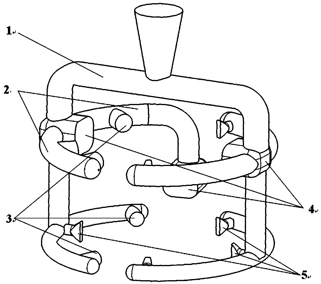 Precision casting forming method of thin-wall variable section casting