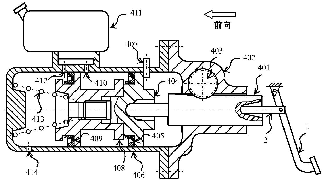 Double-loop electric liquid hybrid brake system and brake control method thereof