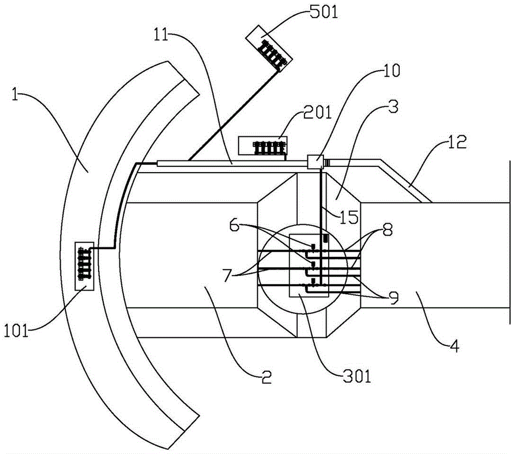 Plunge pool water filling and discharging system capable of generating electricity