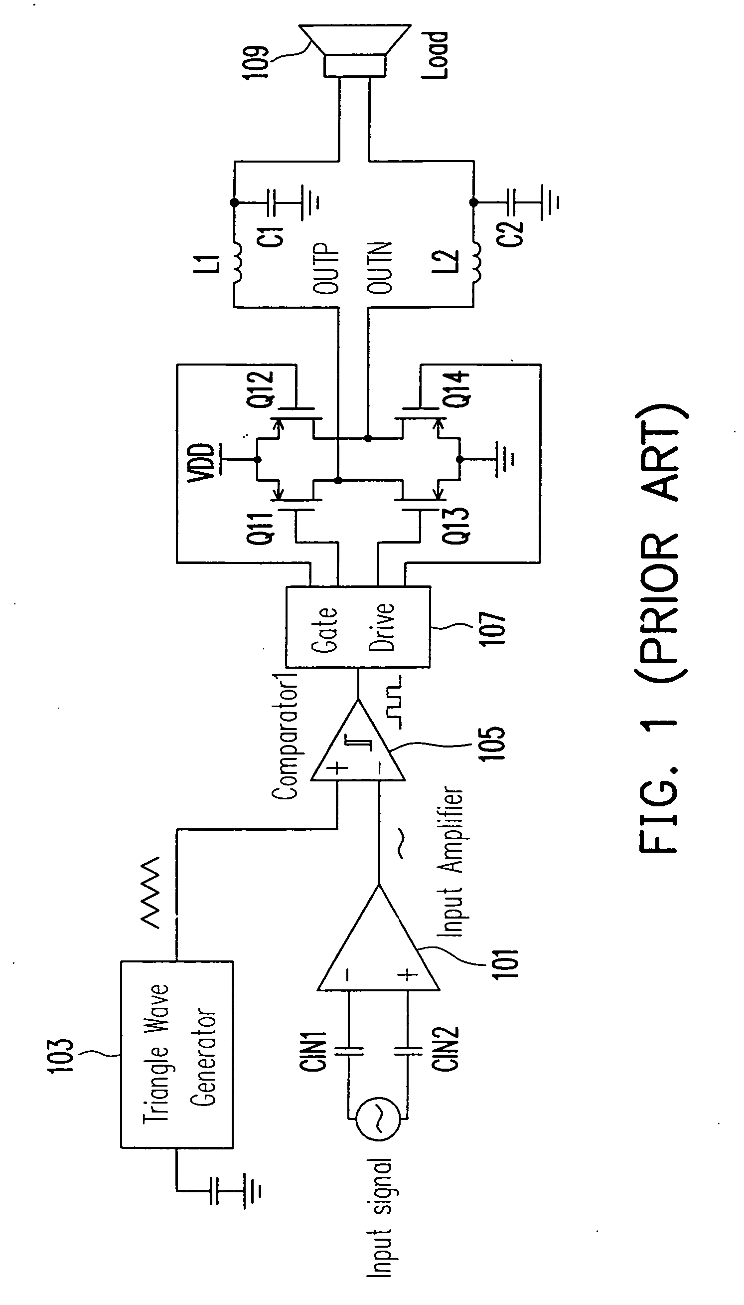 Filterless class D power amplifier