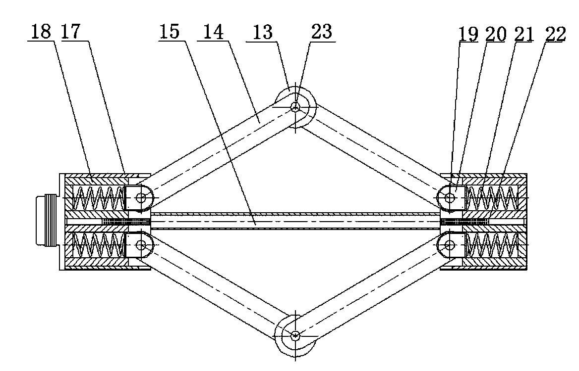 Petroleum horizontal well obstacle-crossing tractor and application method thereof