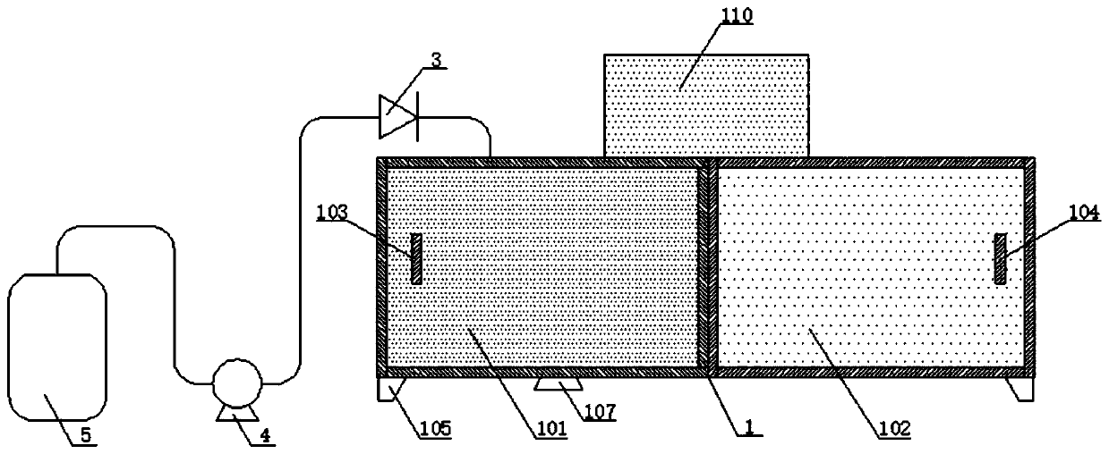 Vegetable washing and cutting device capable of effectively improving cooking efficiency