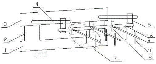 Batch punching punch for perforator