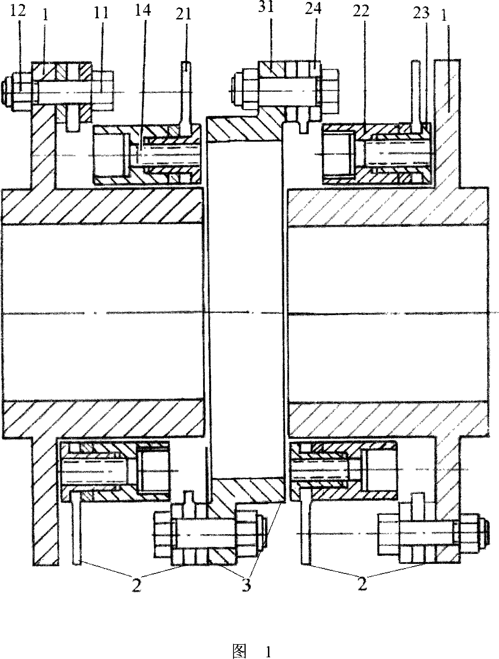 Combined special-shaped diaphragm flexible shaft coupling