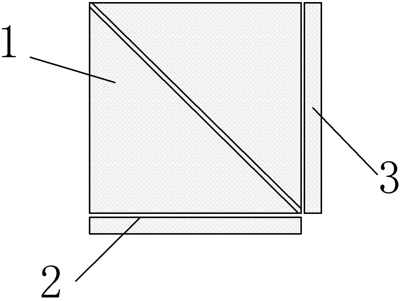 Solar focusing light and heat separation element