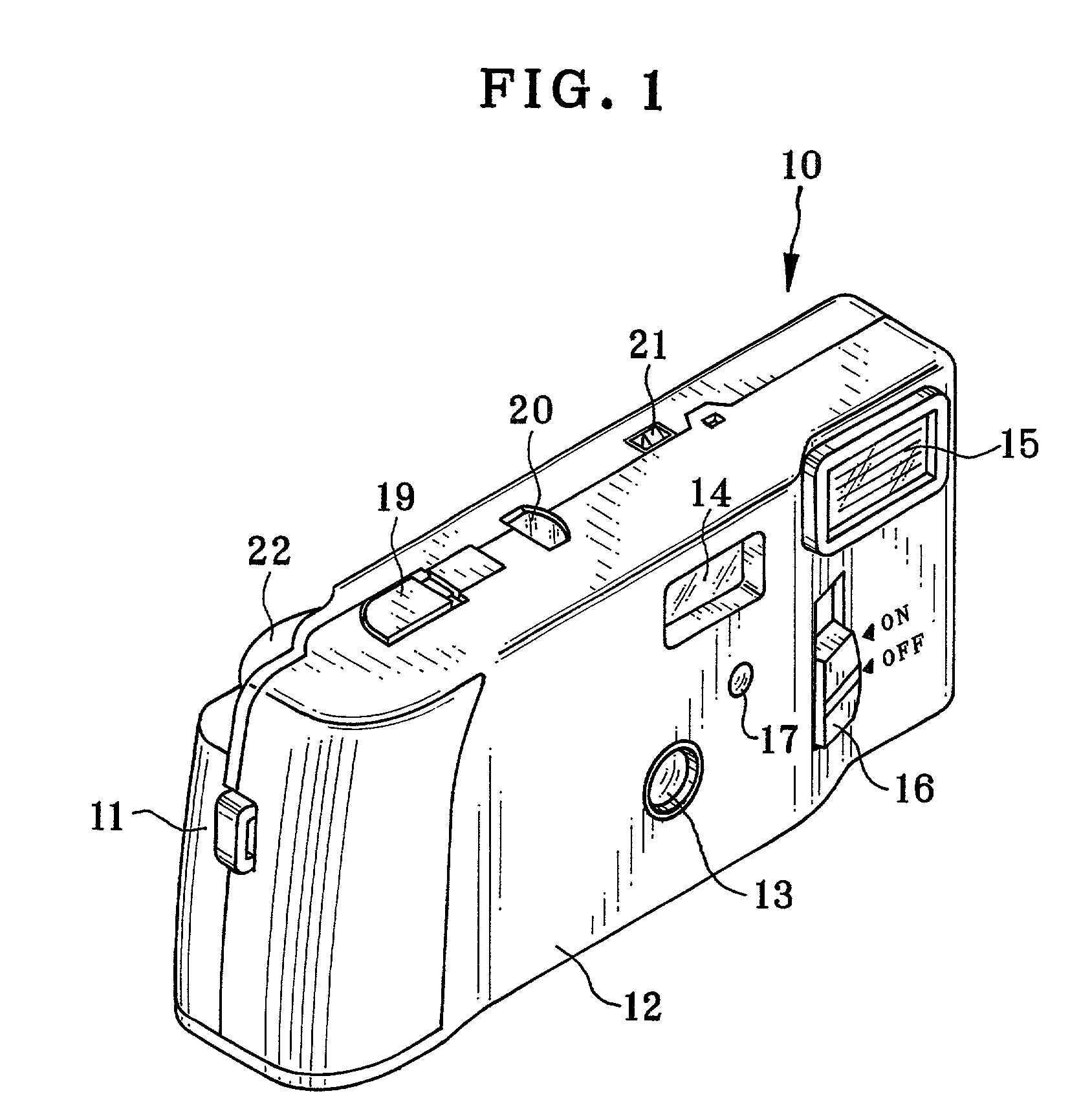 Stop changing device for a camera