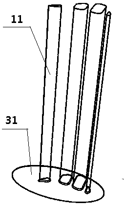 Finite element modeling method of thermal barrier coating of turbine blade with multiple cooling channels