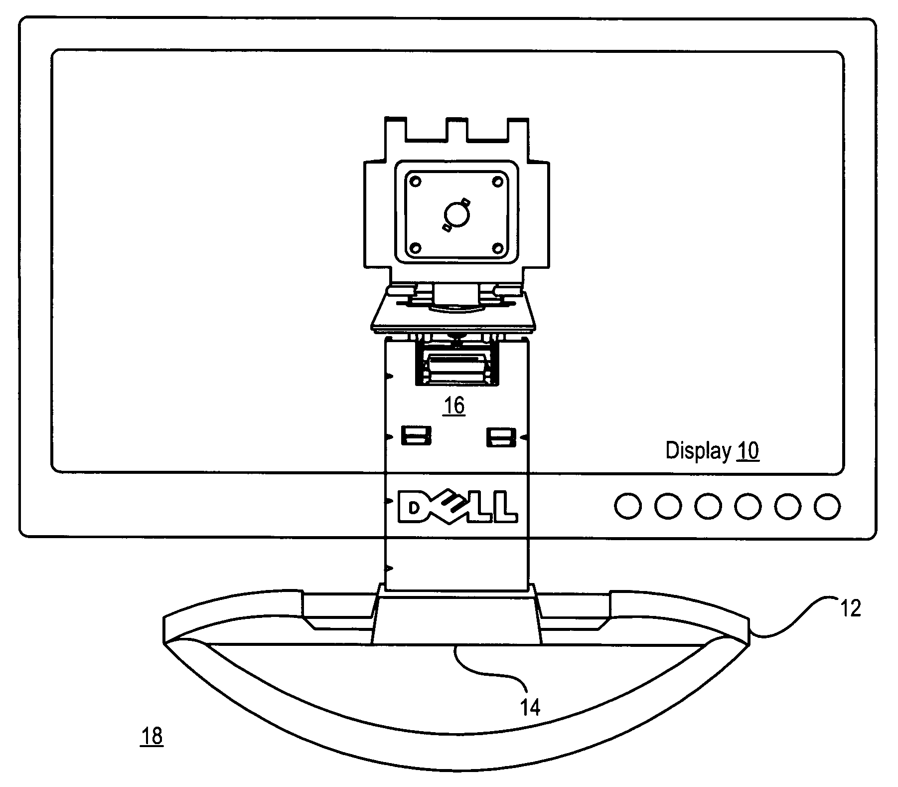 System and method for display stand height adjustment