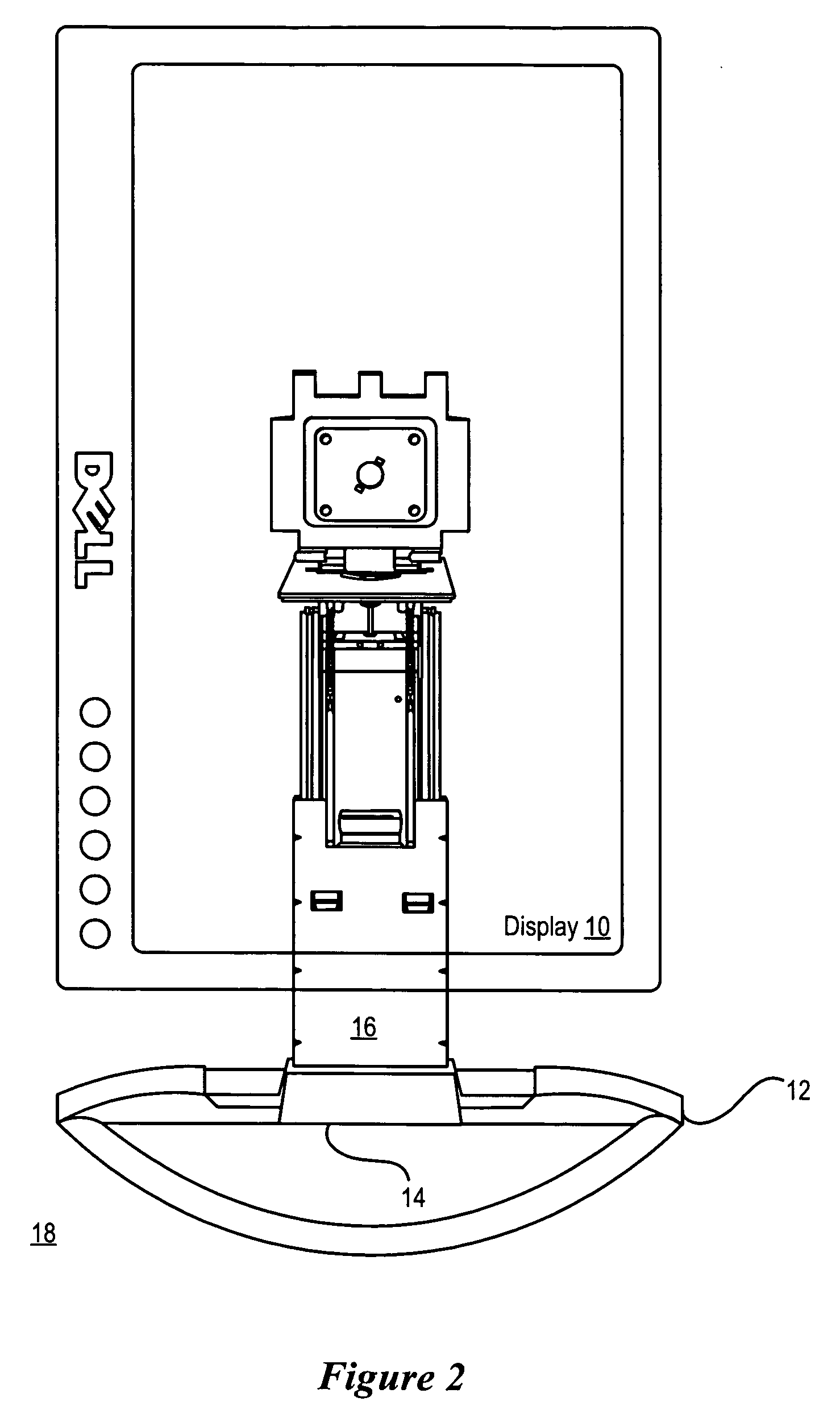 System and method for display stand height adjustment