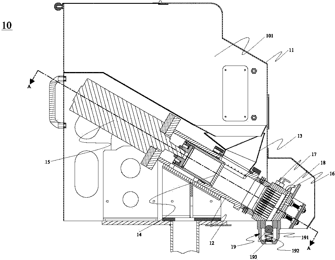 Upper end glue adding device of automatic edge sealing machine