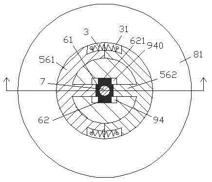 Fixing column device with alarm for PCB circuit board