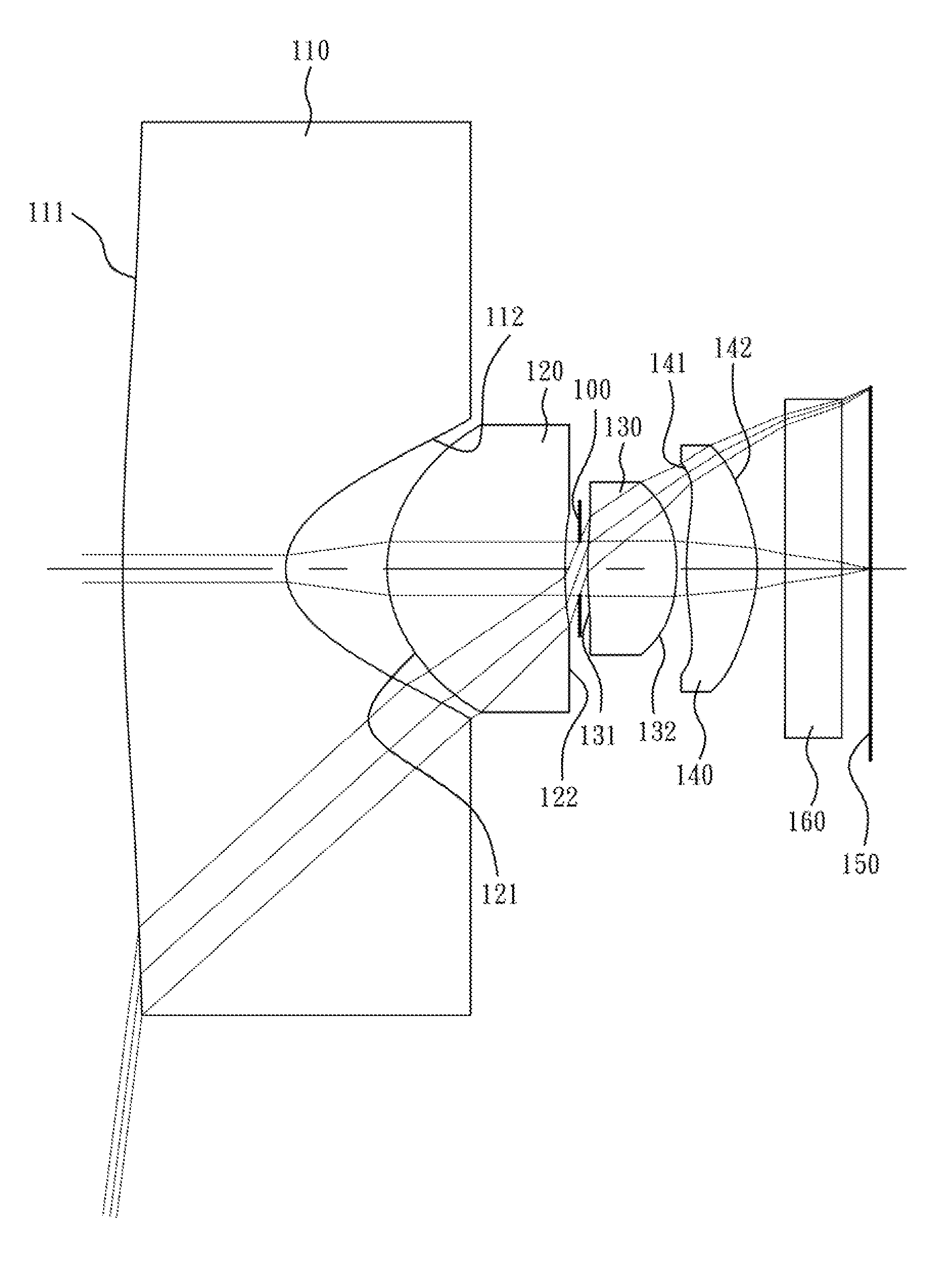 Wide-angle optical lens assembly