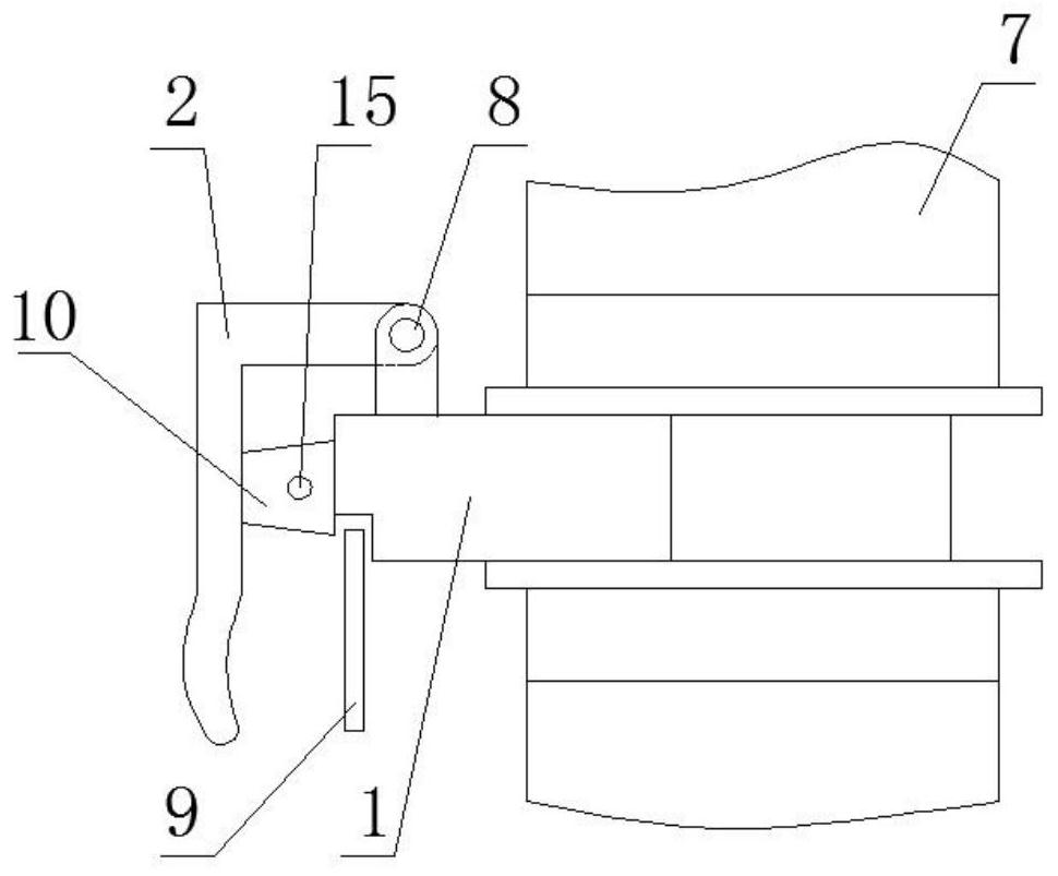 A processing fixture and processing method for drilling holes on the surface of a conical bush