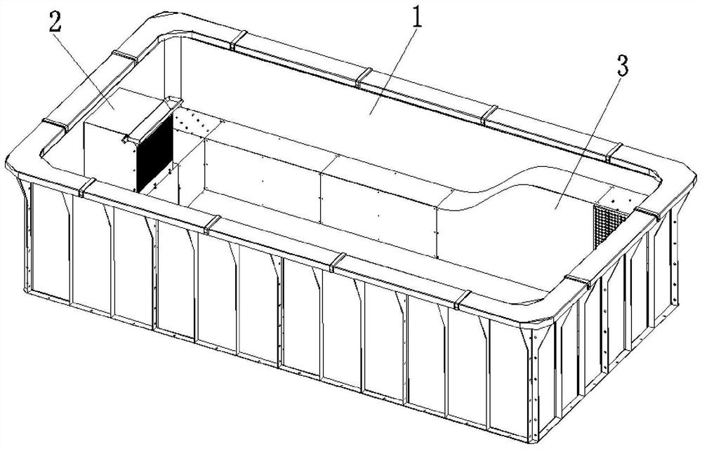 Boundary-free swimming pool