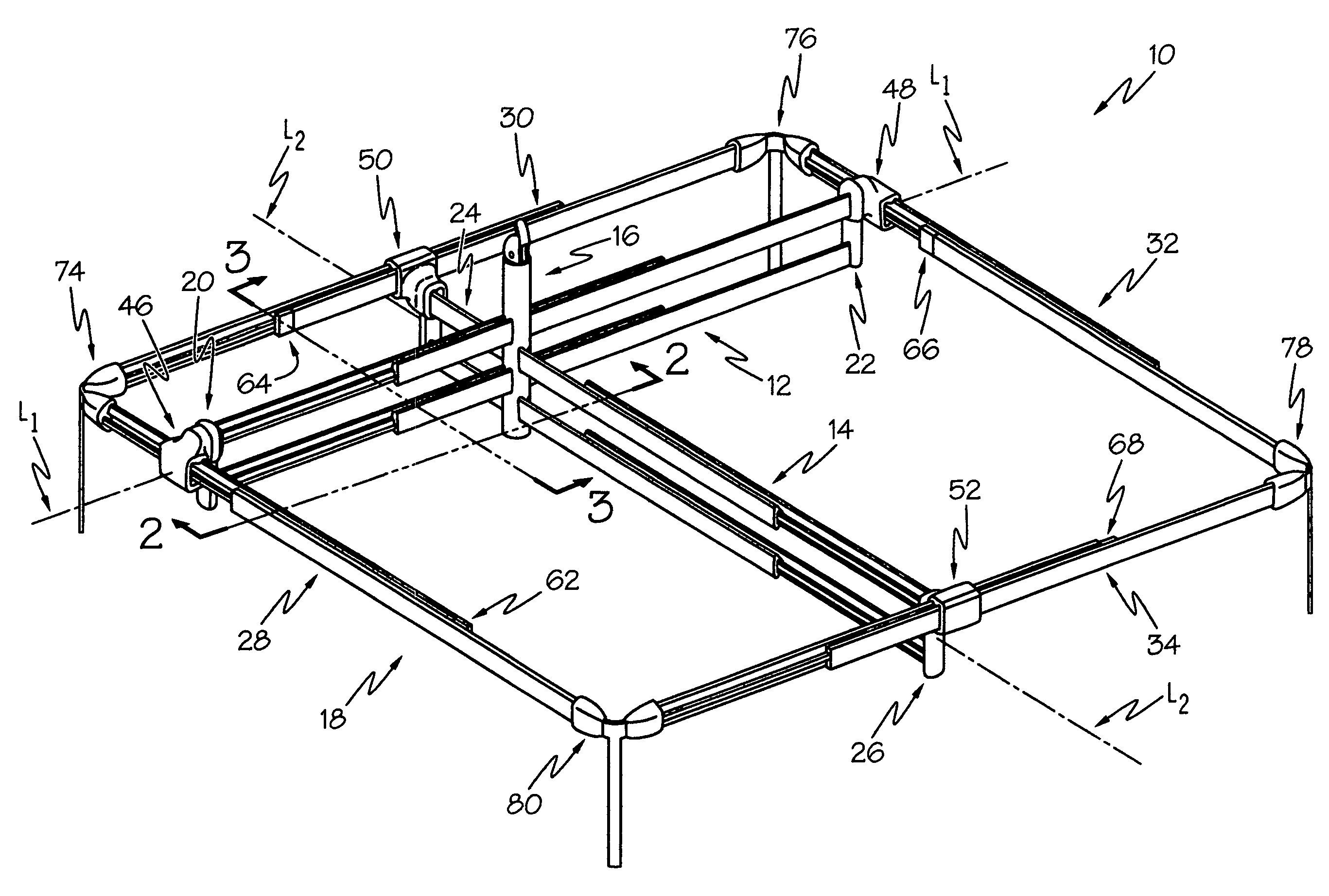 Compartment divider assembly